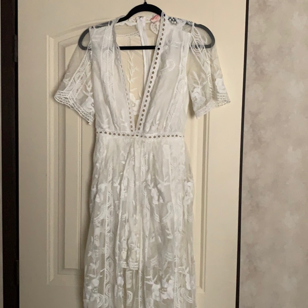 White dress